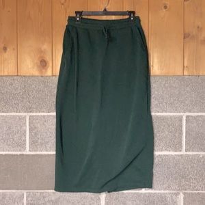 Sweat pant skirt
